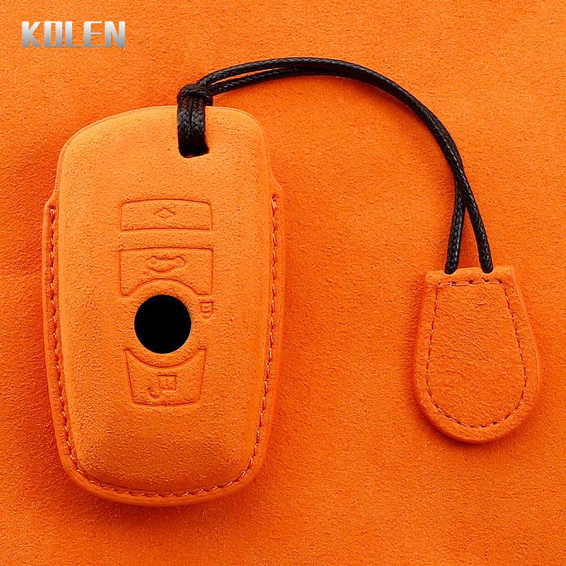 Leather Car Remote Key Case Cover Shell Fob For Bmw F20 F30 G20 F31 F34 F10 G30 F11 X3 F25 X4 I3 M3 M4 1 3 5 Series Accessories