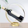 Freestanding Iron Round Wine Rack Single Red Wine Display Rack Modern Wine Bottle Rack  Restaurant