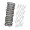 Lint Catchers for Washing Machine Hose with Cable Ties Hair Remover Stainless Steel