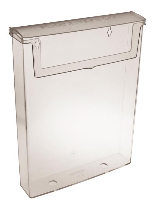 External pocket for A4 leaflets
