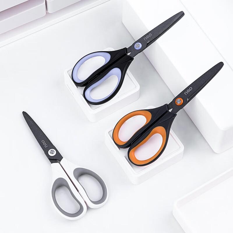 Deli 6055 Teflon Anti-stick Stainless Steel Scissors