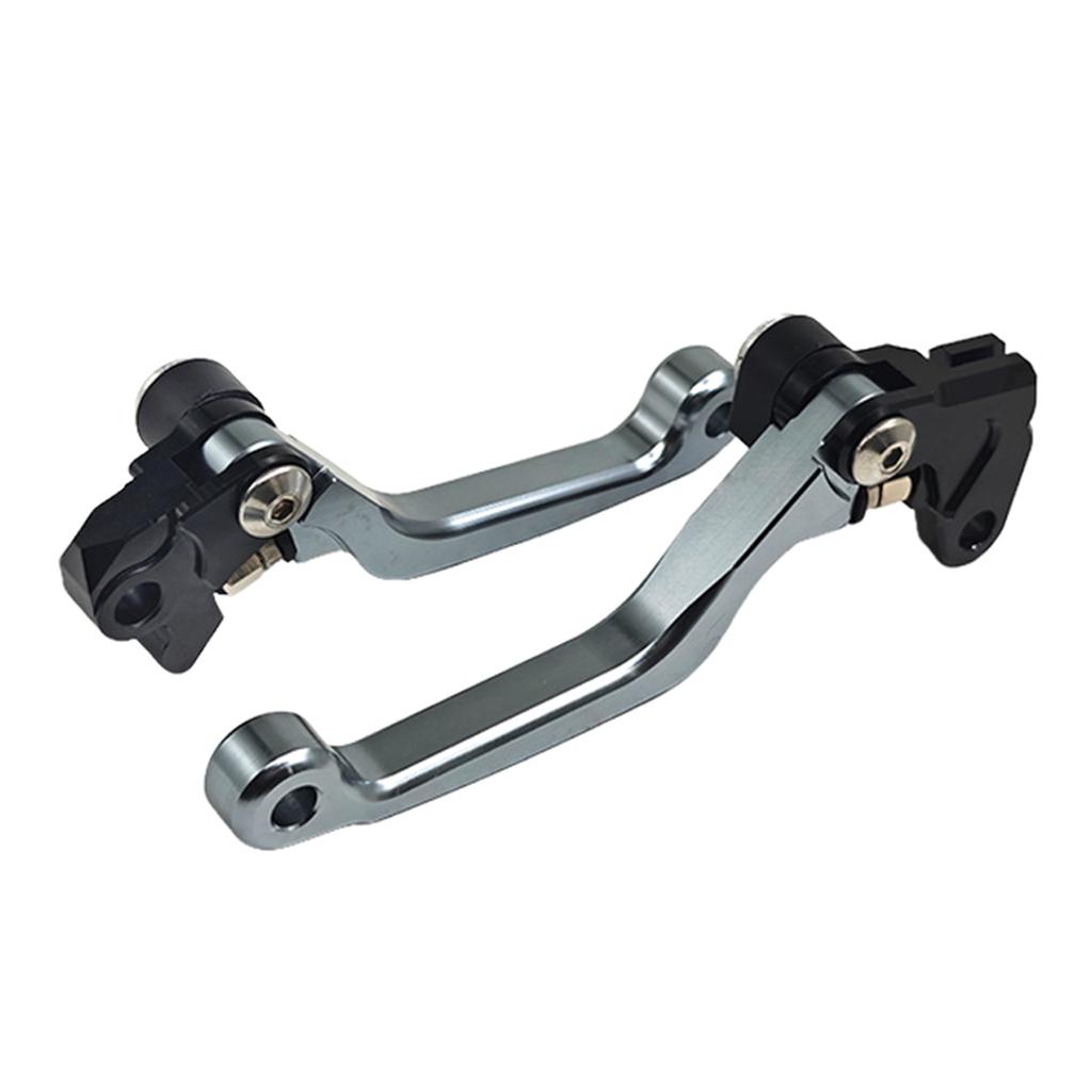 Motorcycle Short Brake Clutch Levers Handle for WR250 Replacement Aluminum Brake Clutch Lever Adjustable Brake Lever
