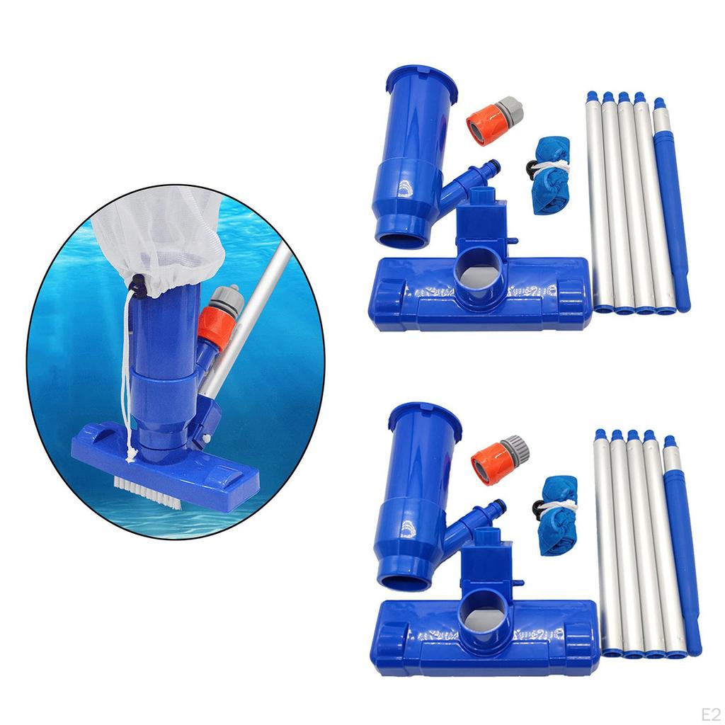 Комплект вакуумной насадки для бассейна с фильтрующим мешком для наземных плавательных бассейнов, прудов, ЕС