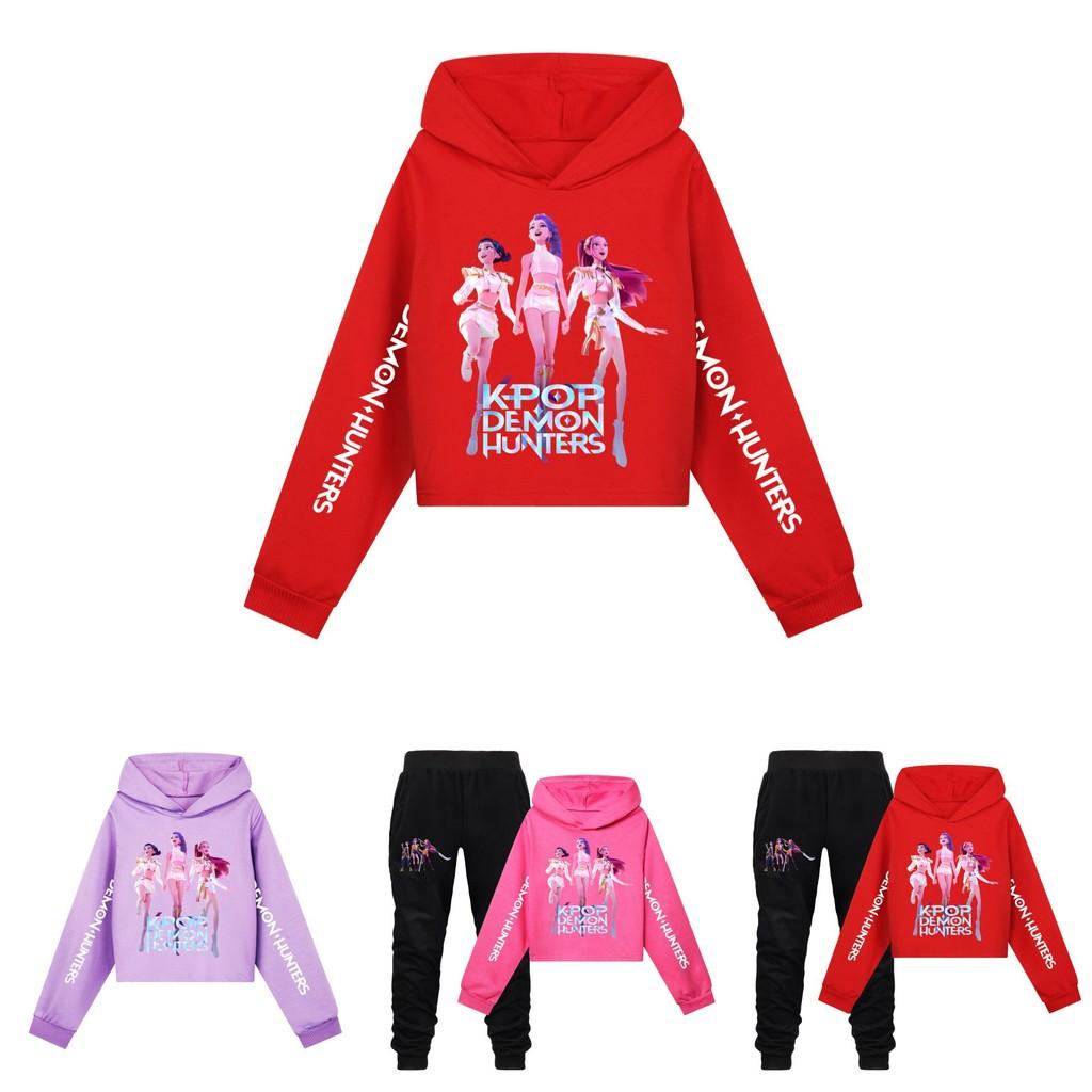 Kpop Demon Hunters Kids Sportswear Set With Cotton Fabric For Active Play