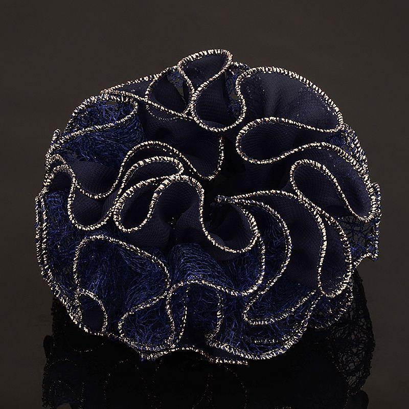 Элегантная сетчатая резинка для волос со сверкающими стразами, высококлассный роскошный аксессуар для волос для женщин, стиль 2025