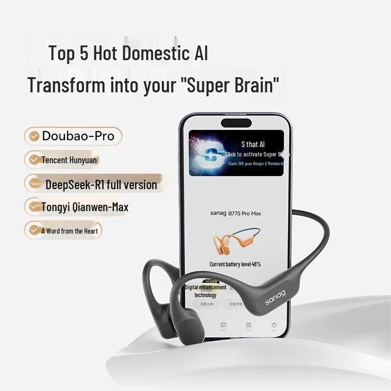 Saina B77S ProMAX Bone Conduction Swimming Headphones