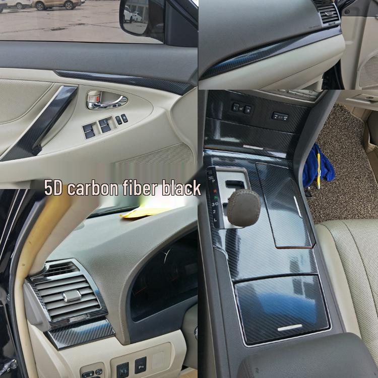 Sixth Gen Camry Gear Shift Carbon Fiber Decorative Stickers