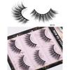 Многоразовые длинные сексуальные объемные ресницы ручной работы Fluffys3D Lashes Natural ExtensionsFalse Eyelashs Makeup Full Strip Lashes