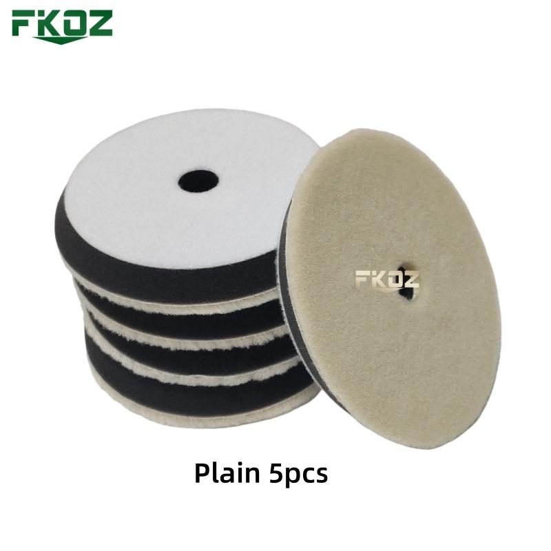 6/7 Inch Japan Wool Polish Pad For DA RO Car Polisher Woolen Buffing Disc Car Clean Product Automotive Scratch Removing