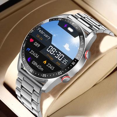 ECG+PPG Bluetooth Call Smart Watch Men Laser Health Blood Pressure Fitness Sports Watches Man Sports Waterproof Smartwatch+Box