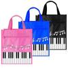 Colorful Piano Keys Handbag Durable Tote Bag Unique Design Grocery Storage Bag  Man