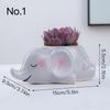 Cute Animal Flower Pot Succulent Pot Ceramics Planter Home Decor Desktop Ornaments Bonsai Plant Pot Garden Decoration