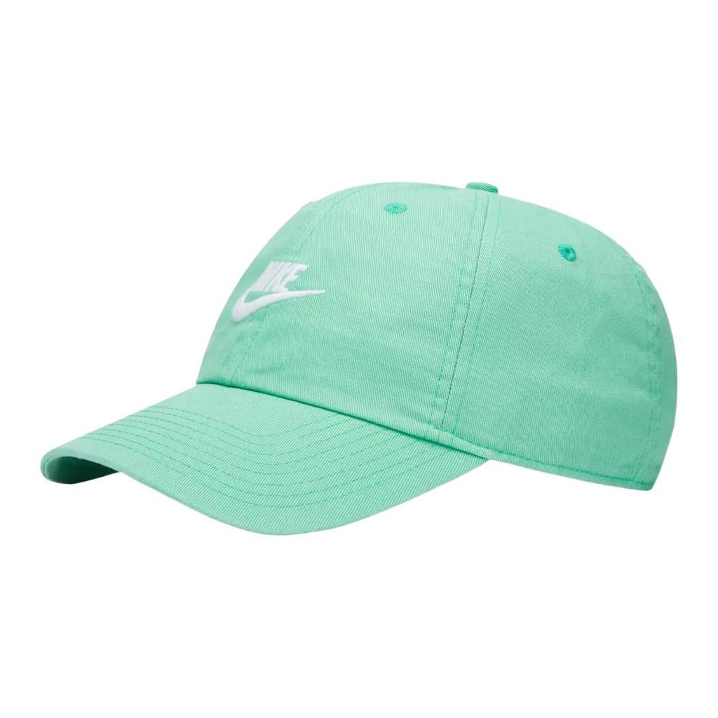 Nike Front Letter Logo Embroidery Cotton Baseball Cap Unisex hats Green 913011-363
