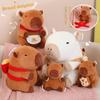 Bread Stuffed Capybara  Animal Plush Toy With Pp Cotton Filling For Decor Kids