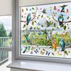 Cute Bird And Butterfly Glass Door Window Wall Stickers For Children'S Room
