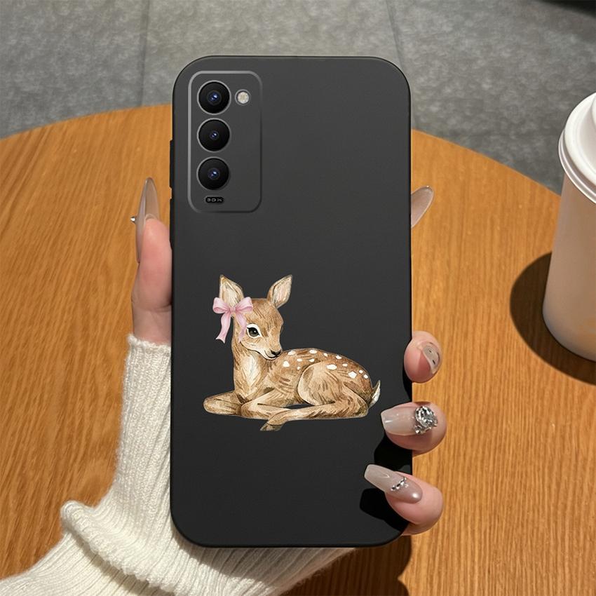Чехол для Tecno Camon 18 Premier 18P 18T 18i Золотая Лошадь Мягкий Матовый Силикон Ударопрочный Чехол для Телефона Для Tecno Camon18 Задняя Крышка