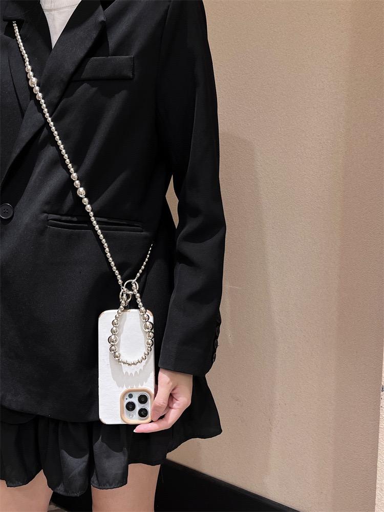 Новый стиль Электроокрашенный Бусина Шнурок Телефон Crossbody Ремни Шнурок Бусина Подвеска Противопотерянный Телефон Универсальный Шнурок