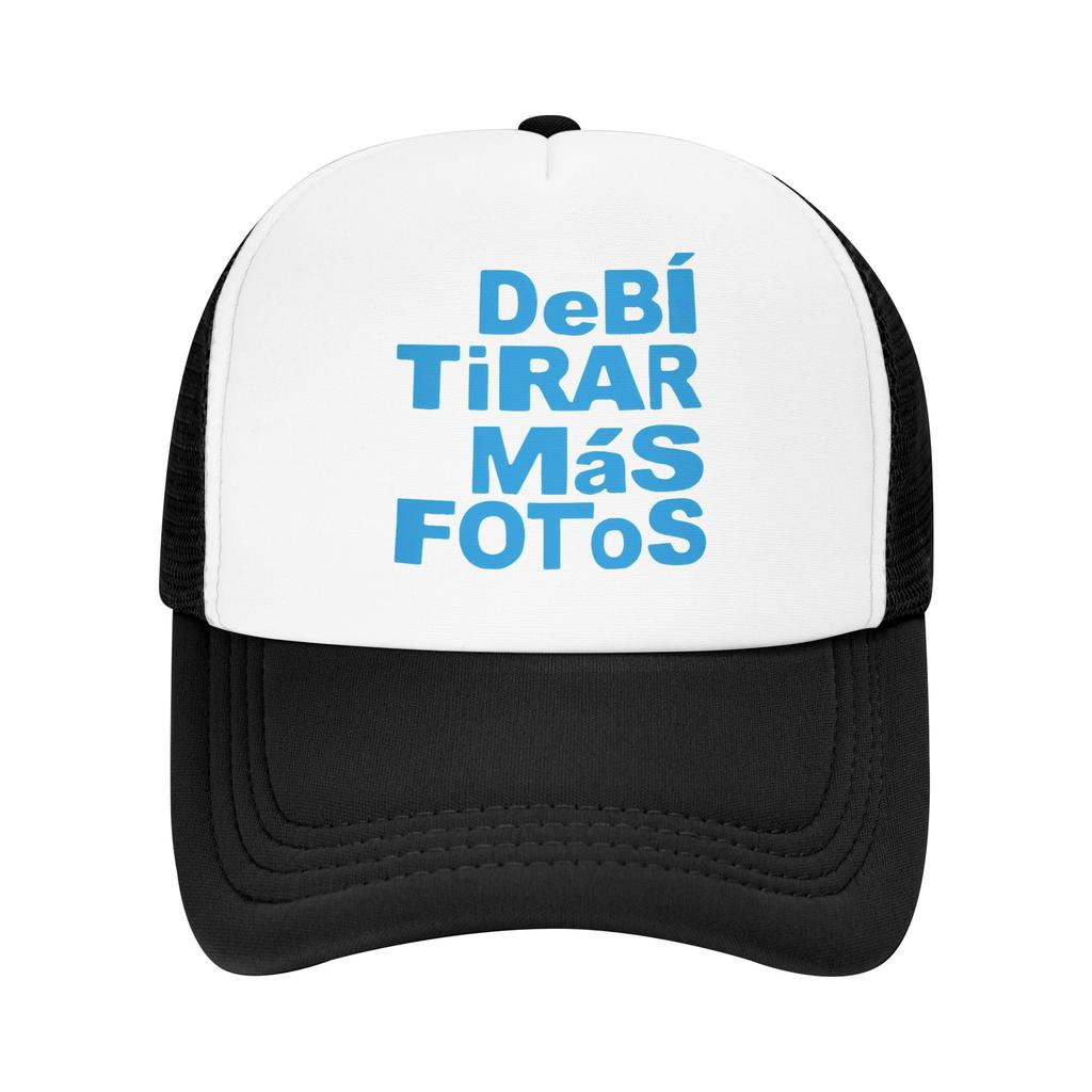 DTMF With Bear Cartoon Debi Tirar Mas Fotos Mesh Baseball Caps Adult Sun Caps Bad Bunny Hats Adjustable Summer Trucker Hats