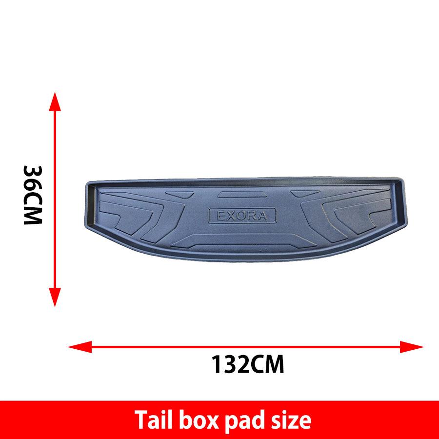 Durable Waterproof TPE Trunk Mat for Proton Isuzu/EXORA