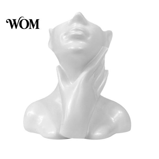 Waterproof Vanity Brush Holder 3D Printed Face Sculpture Pen Holder, Aesthetic Desktop Organizer, Large Capacity Minimalist Pencil Makeup Cup