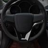 Автоаксессуары для Chevrolet Cruze Trax Tracker Sonic Стайлинг автомобиля Хромированная накладка на руль Вставка Наклейка