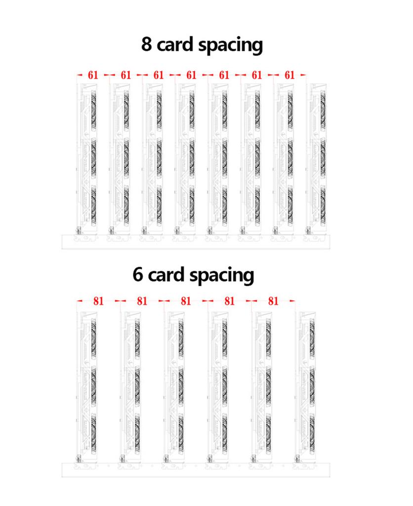Open Air Mining Rig Frame Computer Case Holder For 8 GPU Graphic Card Coin Miner