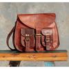 New Purse Women Bag Vintage Brown Leather Messenger Cross Body Handmade Bag