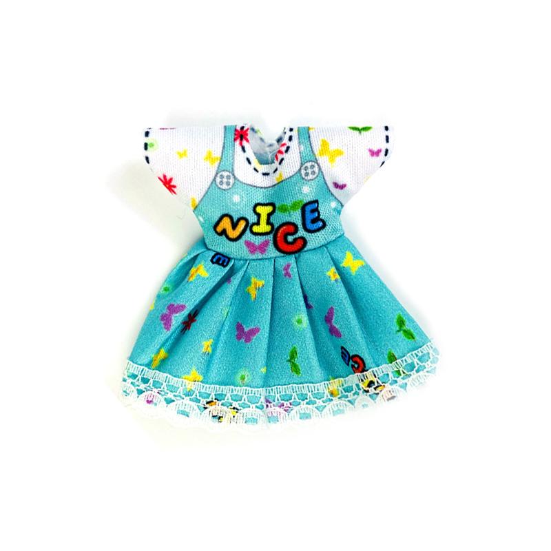 6 дюймов, 16 см, одежда для кукол, 17 см, кукла BJD Ob11, одежда для кукол, платье, повседневная юбка с домашними героями мультфильмов