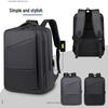 Cross-Border Casual Business Laptop Backpack with USB Port - Large Capacity, Simple Commuter Design