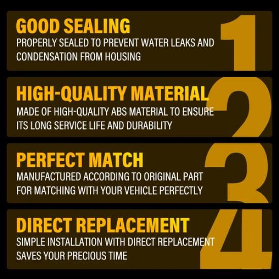 Rear Bumper Reflector Light Left&Right For Jeep Grand Cherokee Compass 2017-23 V