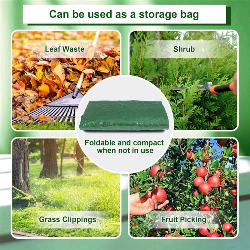 AD23-1 Pcs Composter Composter Outdoor Compost Bin Bag Fermentation Sealable Compost Bucket Garden Leaf Waste Compost Bag