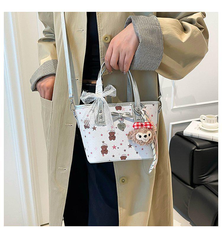 High-End 2025 Light Luxury Handbag: Fashionable, Versatile, Crossbody with Cute Niche Design Print for Women