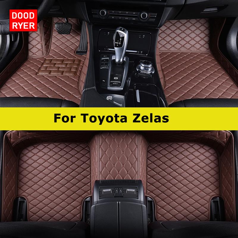 DOODRYER Custom Car Floor Mats For Toyota Zelas 2010-2019 Auto Carpets Foot Coche Accessorie