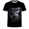 Tshirt Gorilla Monkey 3d Mens Digital Printed Short Sleeve Top Summer Tees Shirts Mens