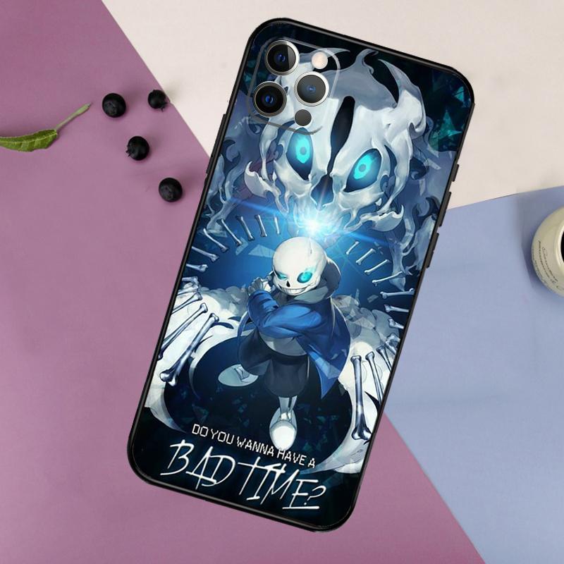 Чехол Undertale Sans для iPhone 16 15 14 13 12 11 Pro Max 7 8 Plus XR XS Max X Защитная крышка для телефона