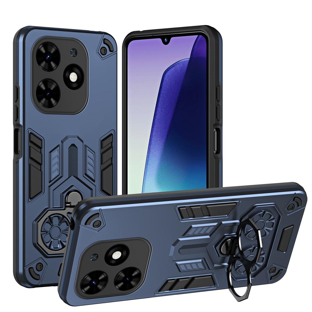 Противоударный бронированный чехол для TECNO SPARK GO 2024 20 20C 30 30CPro 4G 2025 POP8 POP9 Защитная крышка Кольцо-подставка Держатель Fundas Coque