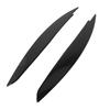2 Pcs Headlight Eyebrow Front Left Right Light Eyelid Trim Cover for 1 Series E81 E82 E87 E88 2006 to 2013