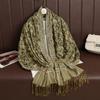 Luxury Brand Autumn Cashmere Pashmina Shawl Lady Wrap Warm Winter Scarves Design Print Female Foulard Cotton Stoles Scarf