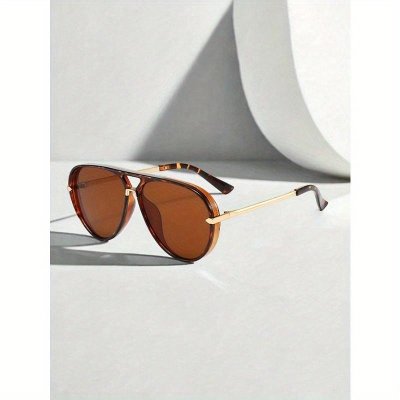 Feye 1 шт. Женские ретро минималистичные модные очки с большой оправой, подходят для пляжа и путешествий