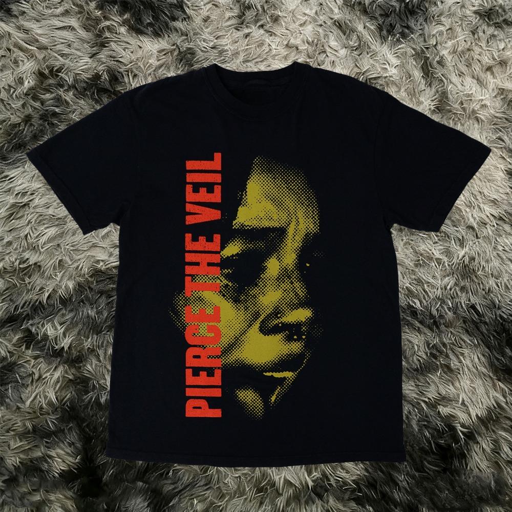 Винтажная футболка Pierce The Veil Мерч с рок-концерта Винтажная футболка с принтом Альтернативная одежда для метал-музыки Унисекс Подарок для фаната Футболки Топы