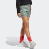 Adidas Эластичные повседневные шорты с логотипом, женские шорты зеленого цвета IC0254
