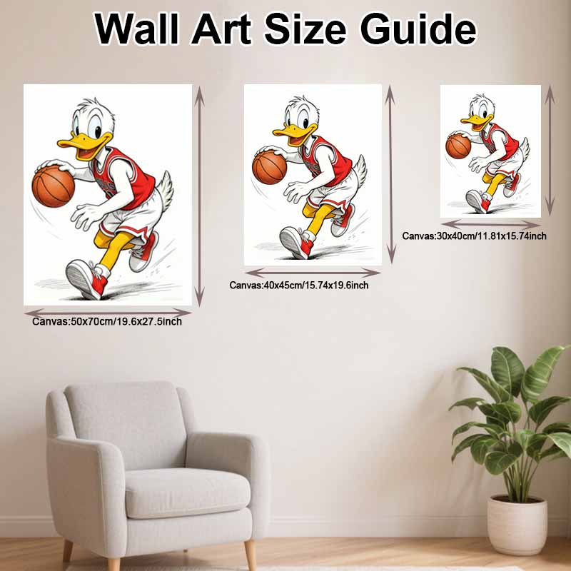 Disney Donald Duck Basketball Sports Diamond Paint Painting Art Kit Handmade DIY5D Home Decor Gift