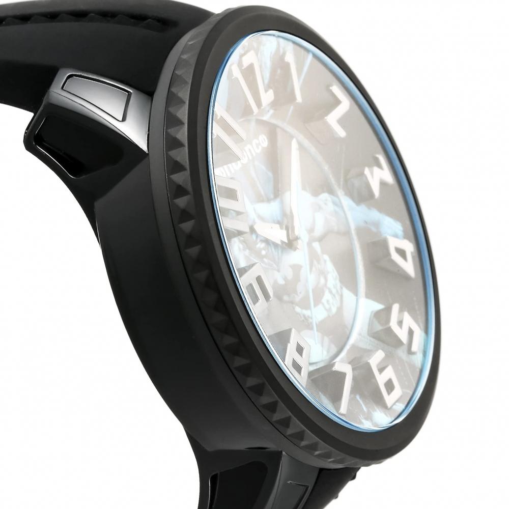 [Tendence] Watch DC BATMAN Collection Gulliver Batman Collaboration Blue Dial Nylon Mineral Glass Quartz 51MM Watch TY430404 Men's Black