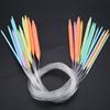 Multicolor Plastic Circular Tube Knitting Needles Kit Sweater Needle Set 12 PCS (80CM)