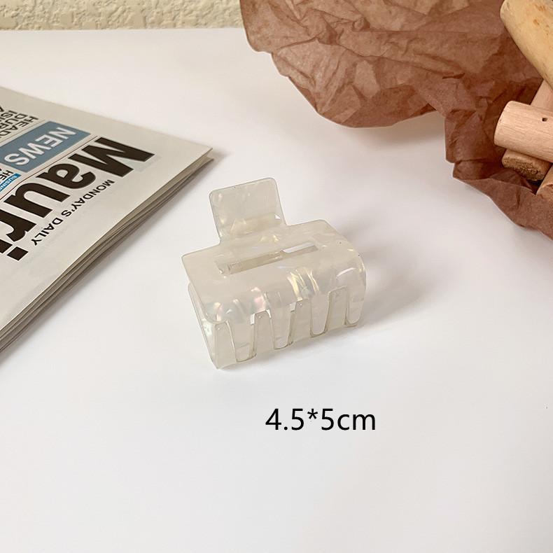 1pcs Korean Coffee Large Hair Claws Acrylic Hairpins Barrette Crab Hair Clips Headwear for Women Girls Braiders Hair Accessories