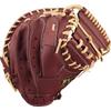 ZETT Winning Road Soft Baseball Chocolate B BRCB33512F Catcher's Mitt, B/Pastel (3732A)