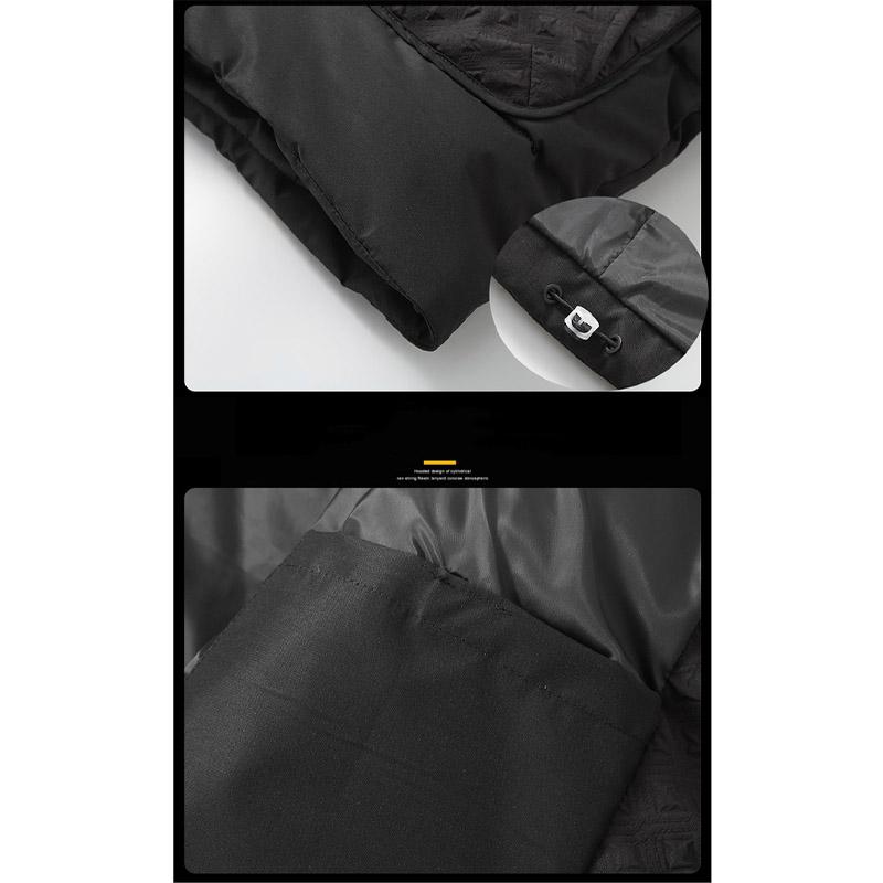 Зимний пуховый хлопковый жилет больших размеров, верхняя одежда, мужской утепленный теплый жилет с плечами, куртка 4XL-12XL