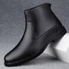 Высококачественные мужские теплые ботинки челси из натуральной кожи, ретро-ботинки по щиколотку, модные роскошные брендовые мужские ботинки без застежек, повседневная зимняя обувь