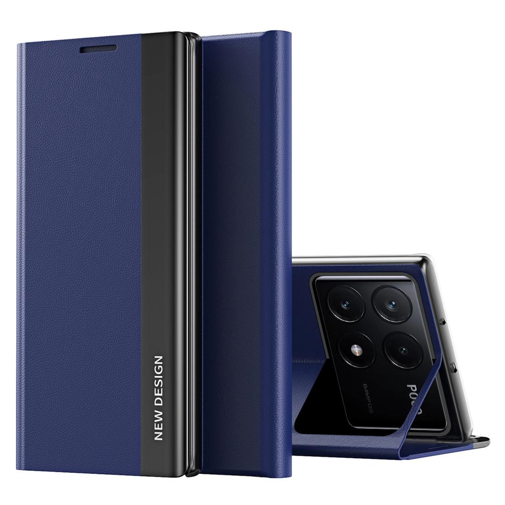 Чехол для Xiaomi Poco X6 Pro 5G/Redmi K70E 5G с гальваническим покрытием и складной подставкой, чехол для телефона