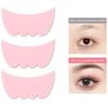 Розовая силиконовая подушечка для наращивания ресниц, многофункциональная подводка для глаз, трафарет для рисования, подводка для глаз, помада для ресниц, вспомогательный инструмент для макияжа